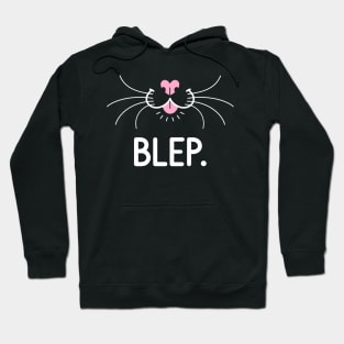 Blep Cat Tongue (Dark) Hoodie